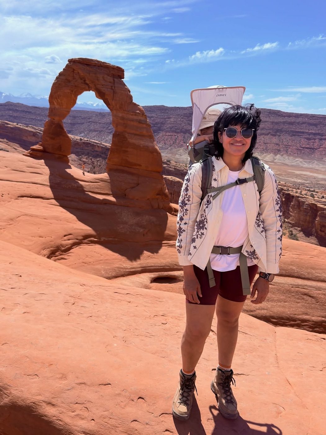 Hiking with Adamya, Arches