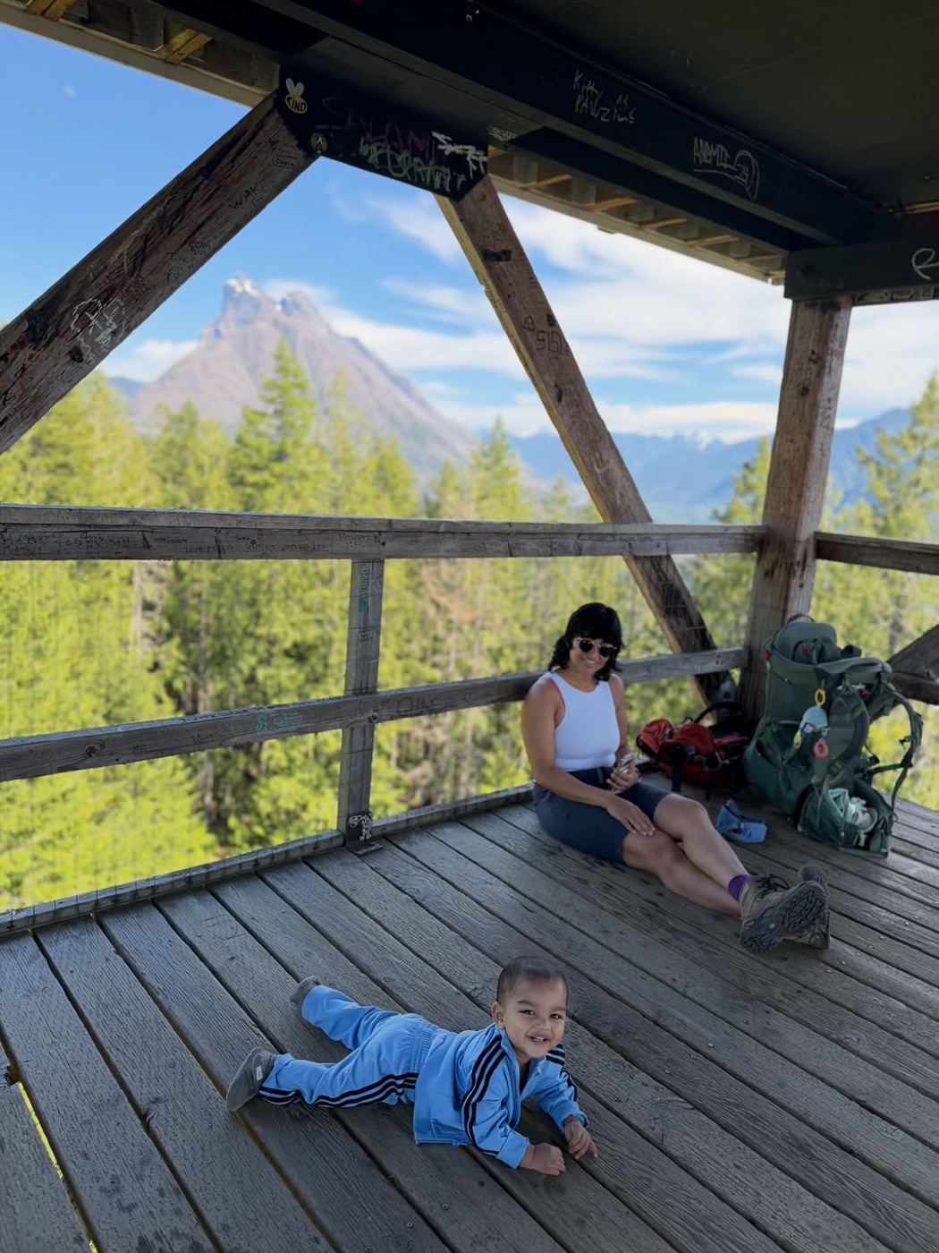 A lookout break, Mt. Baker Wilderness